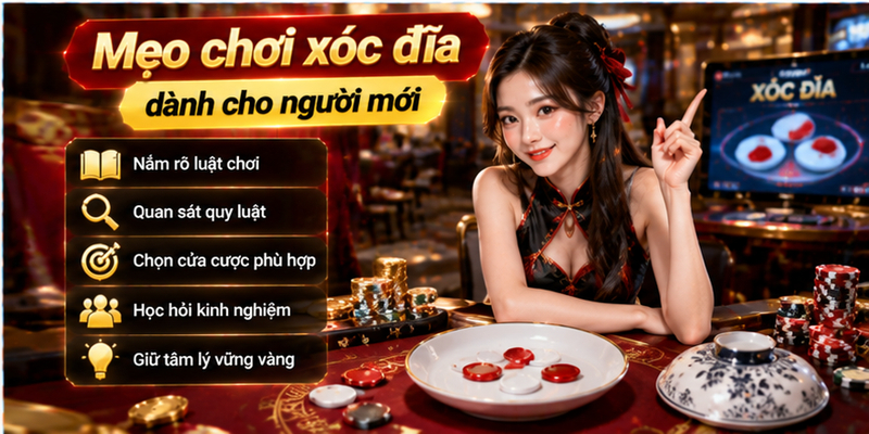 Mẹo chơi xóc đĩa dành cho người mới