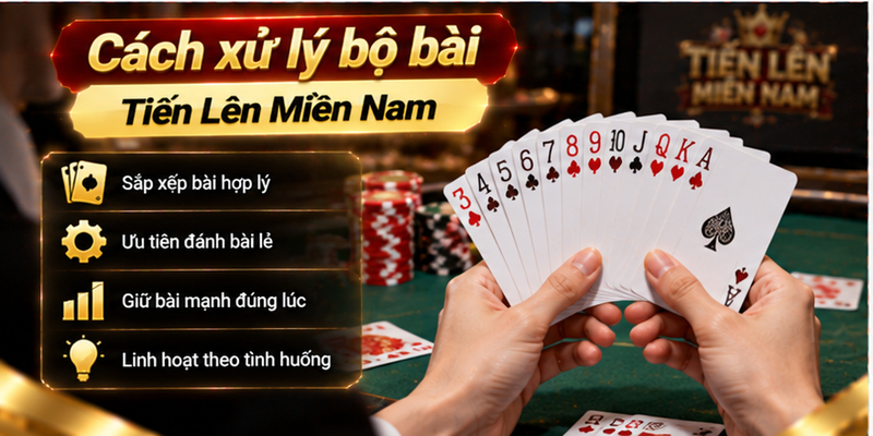 Cách xử lý bộ bài Tiến Lên Miền Nam