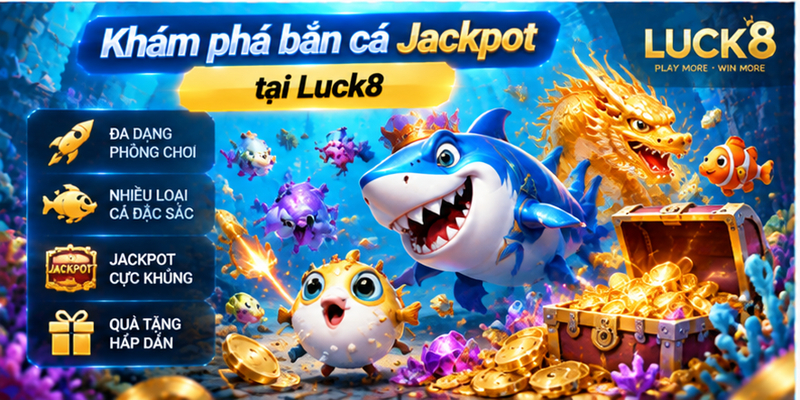 Khám phá bắn cá Jackpot tại Luck8